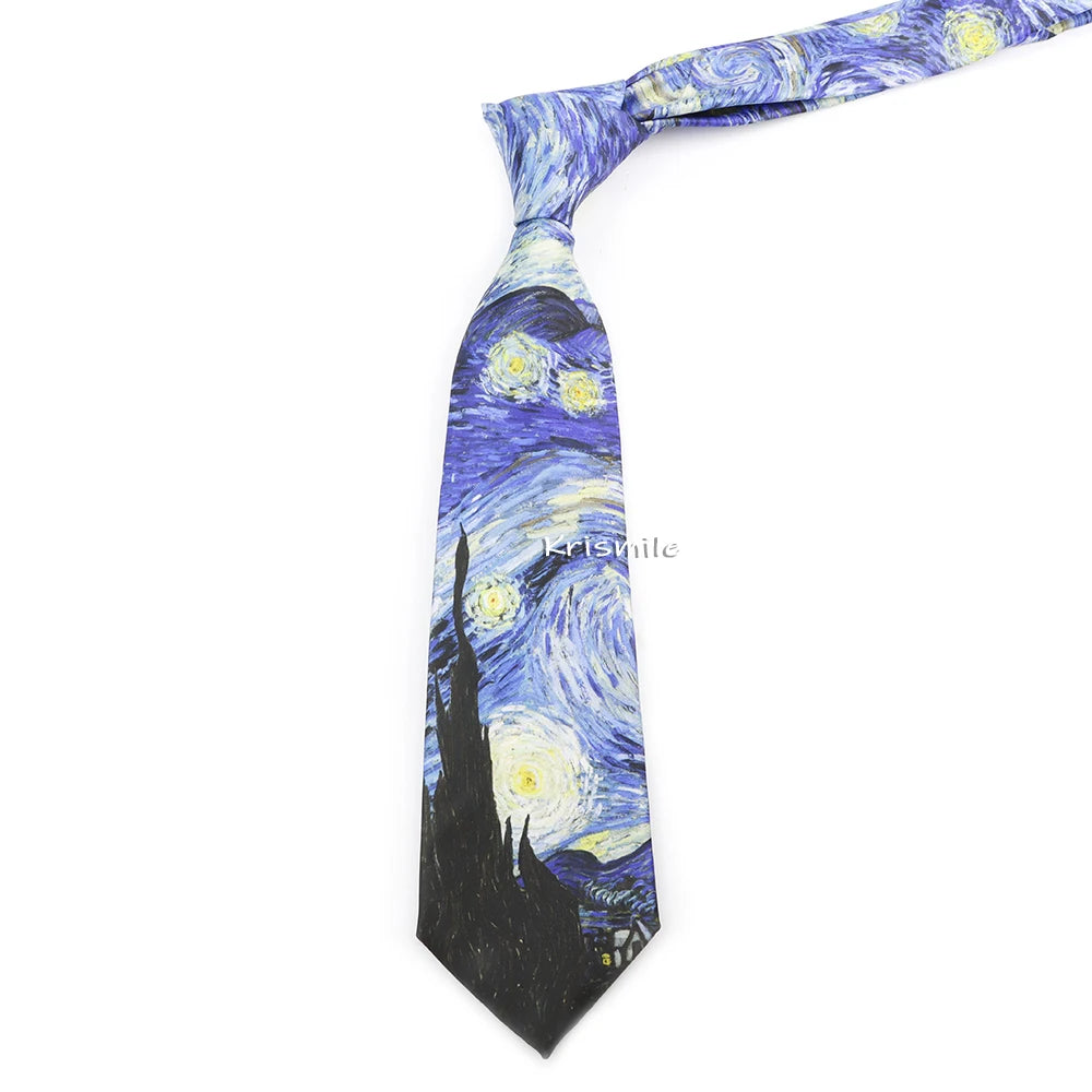 Men's Vintage Imitation Silk Ties 8cm
