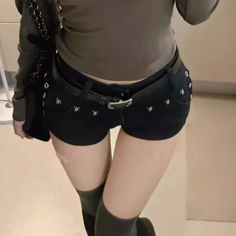 Low Waist Y2k Jeans Female Vintage