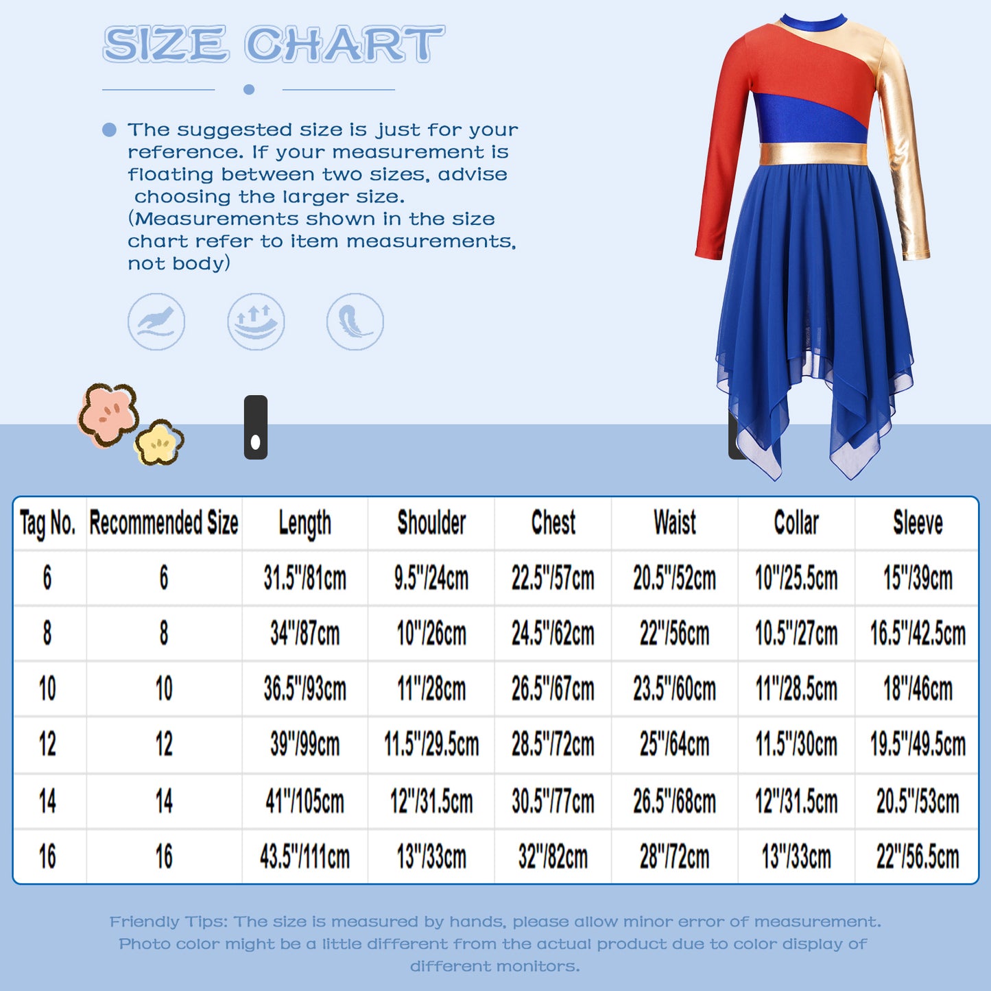 Girls Lyrical Dance Dress