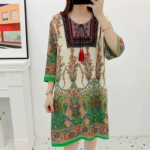 Indian Dress Summer Vintage Causal