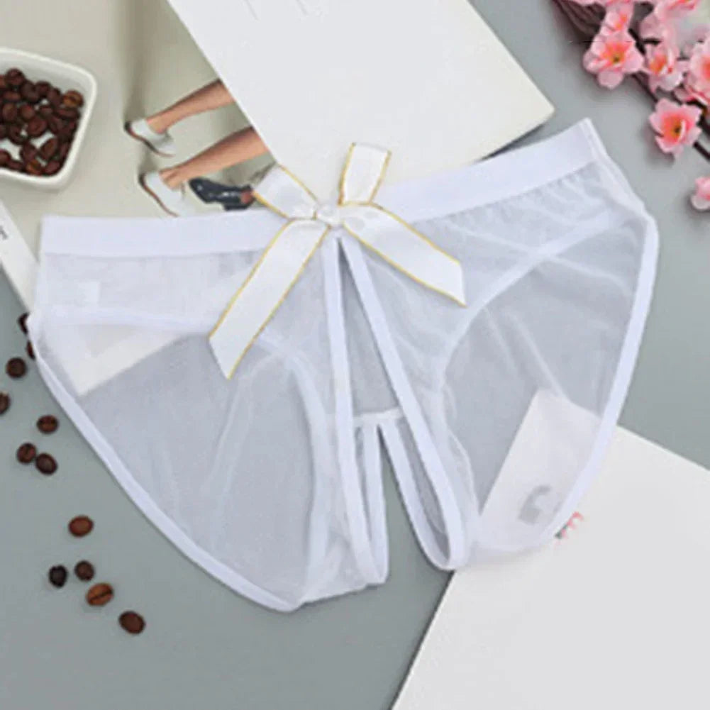 Sexy Fun Underwear Open Crotch Briefs