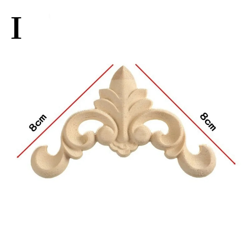 Decorative Wood Appliques and Onlays Natural