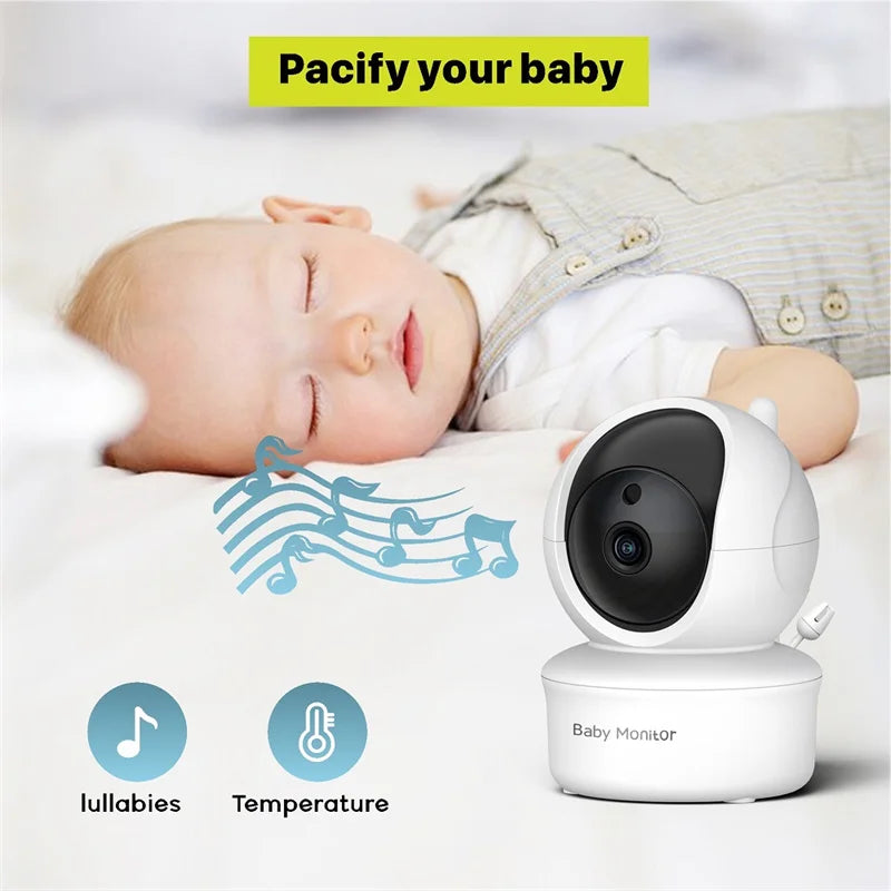 Babystar 5inch Video Baby Monitor with Remote Pan