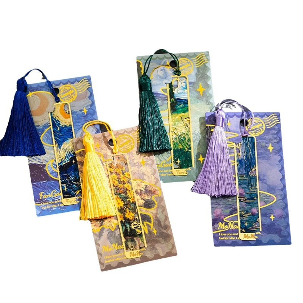 Classical Painting Bookmarks Reading Pages Book Markings Clip
