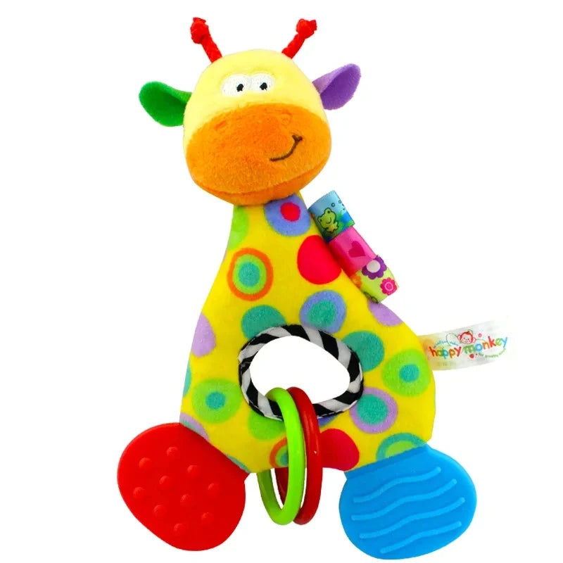 6Types Baby handheld toys rattle