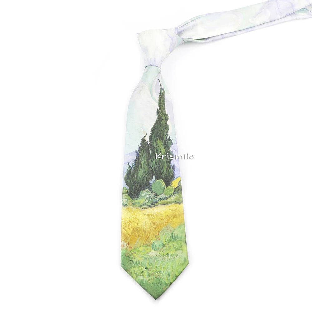 Men's Vintage Imitation Silk Ties 8cm