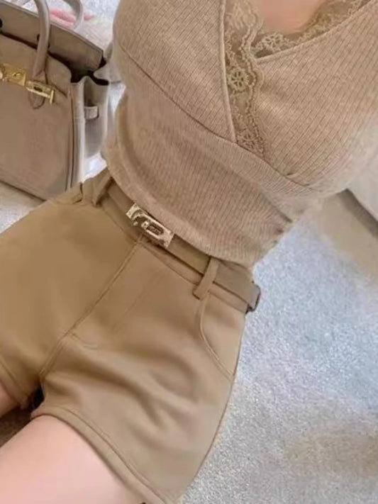 Winter Tight High Waist Casual Pants Versatile