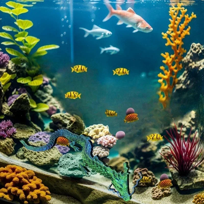 3D Printed Dragon Ornaments Luminous Chinese Long Flexible Articulated