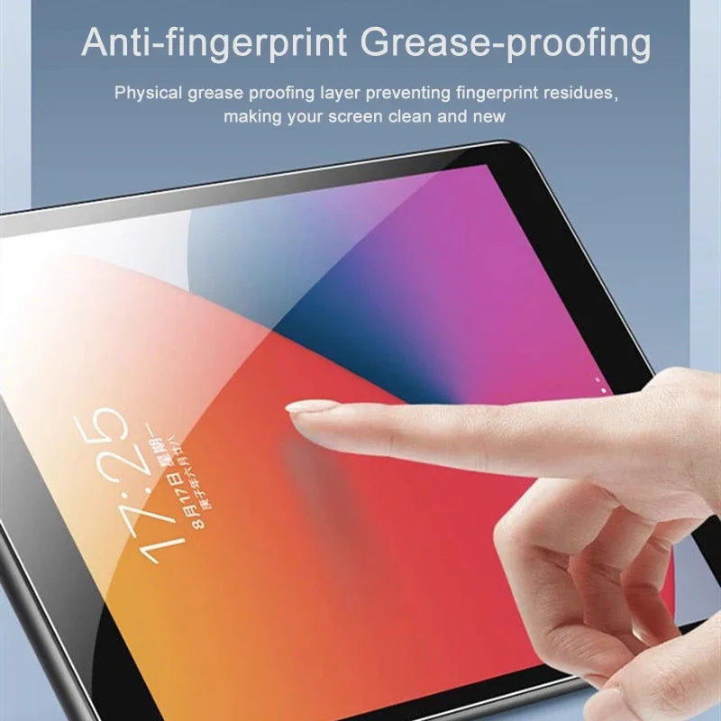 2pcs Screen Protector for Apple iPad 5 6 7 8 9 10 Air 1 2 3 4 Pro Mini 11 12.9 inch