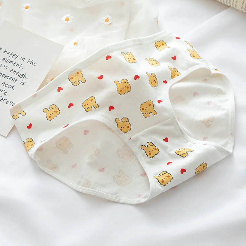 Cute Rabbit Pattern Panties Girls