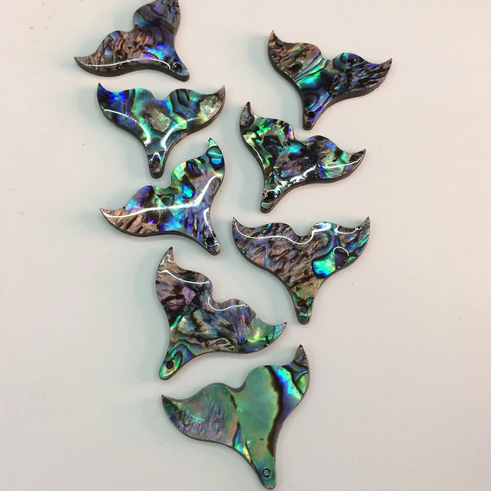 10 Pcs Women Necklace Accessories DIY Girls Abalone Shell Pendant Mermaid