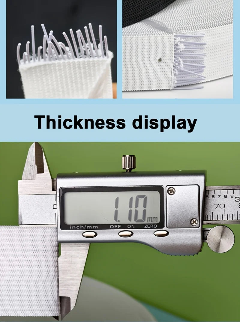 10m Sewing Elastic Band or Rubber Band for Clothes Stitching Accessories