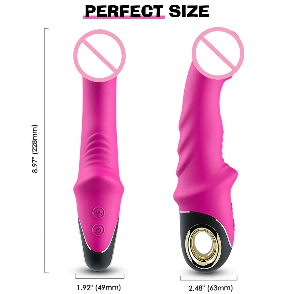 Sex Toys 9 Frequency Dildo Vibrator Silicone
