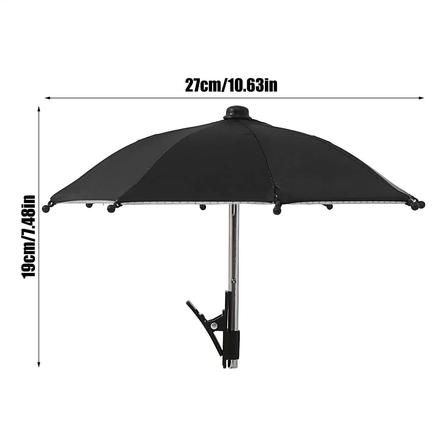 Cell Phone Umbrella Sun Protection Phone Clip