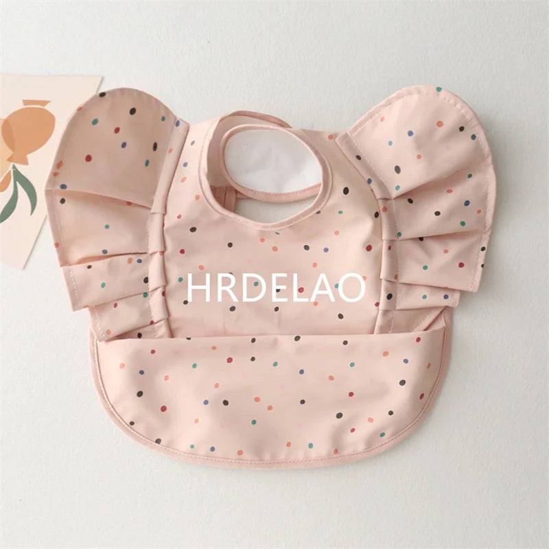 Baby Bibs INS Nordic Style Angel Feed Pocket Burp