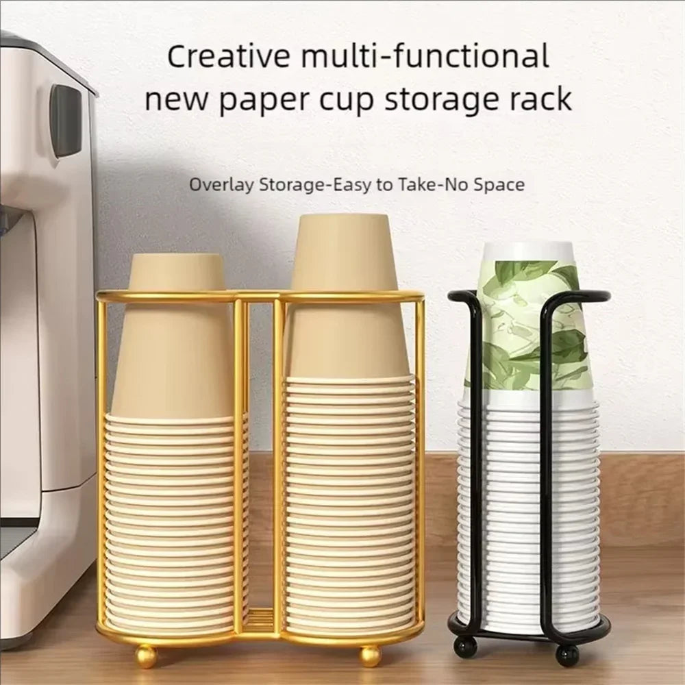 Metal Disposable Cup Storage Holder