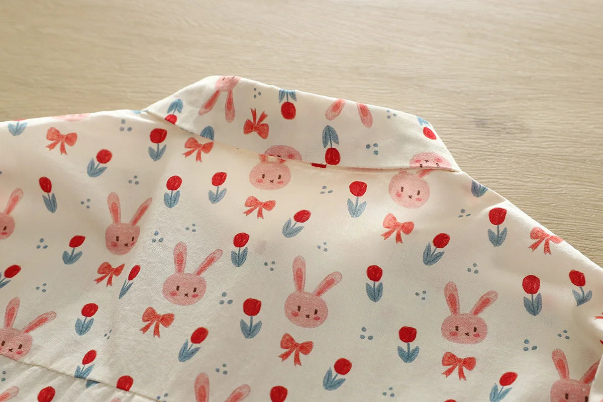 Printed Shirts Cotton Casual Blouses and Tops