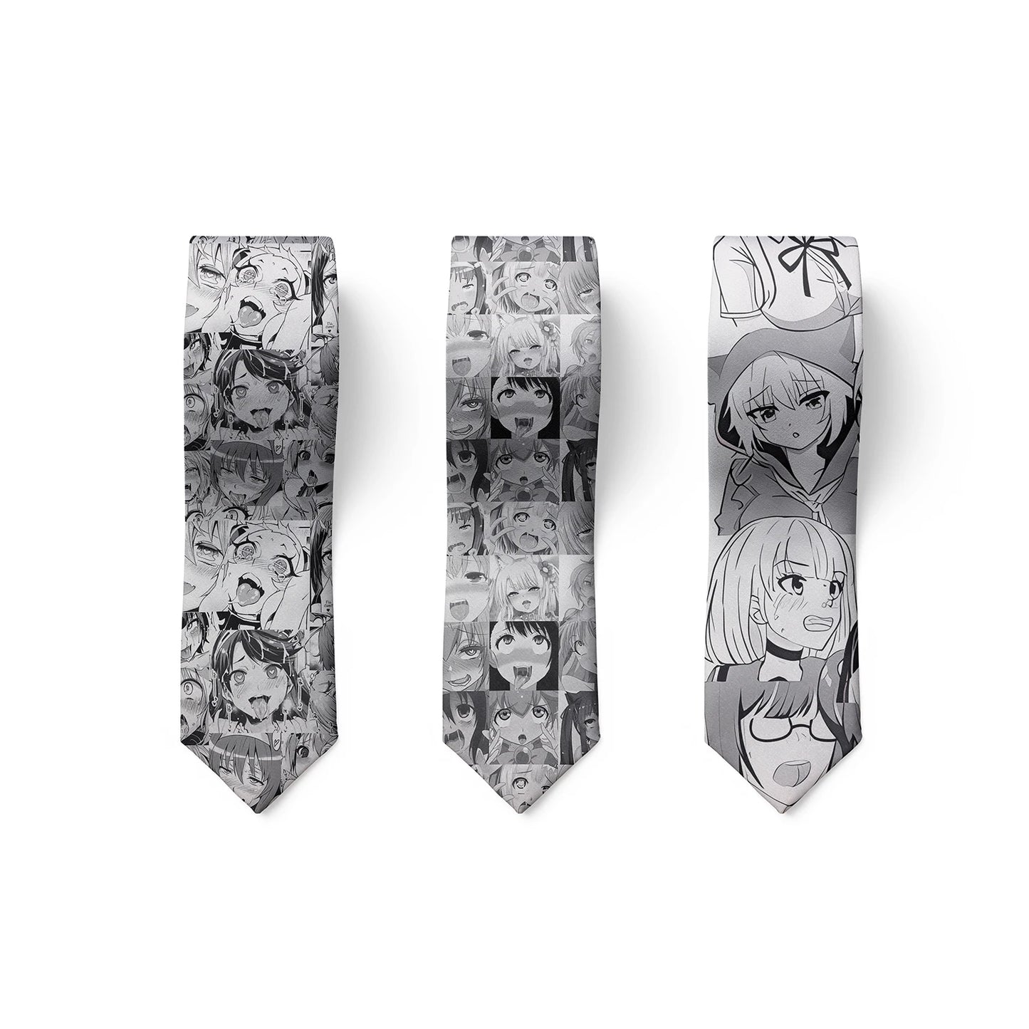 Anime cartoon printing men's tie unisex casual creative tie