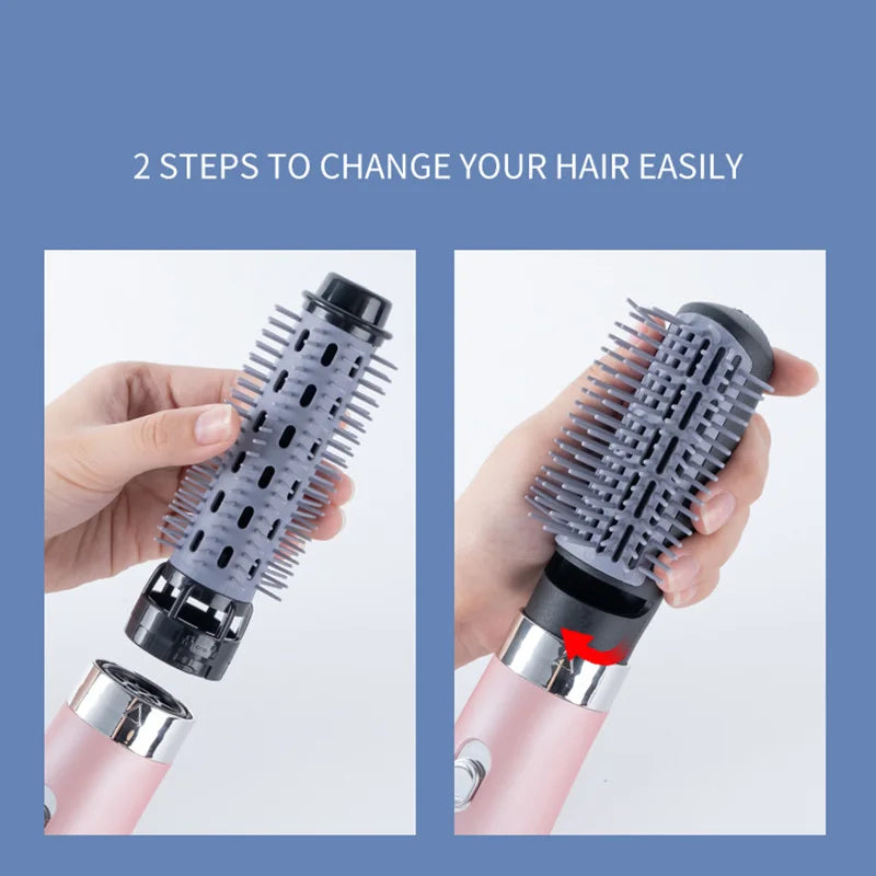 Hair Dryer Portable Comb lonic Hair Straightening Brush