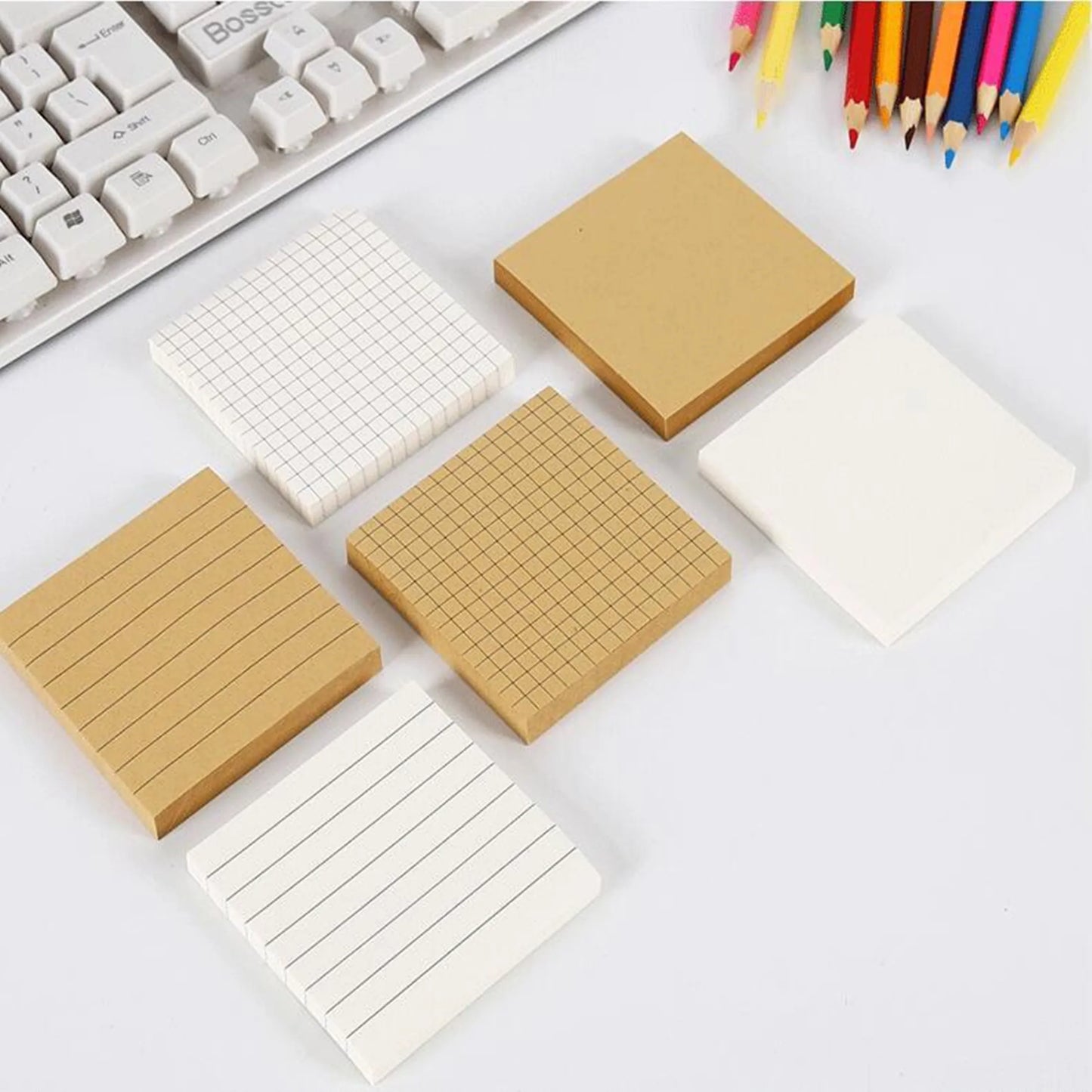 Read n times and stick white kraft paper sticky notes. Students can tear off sticky notes