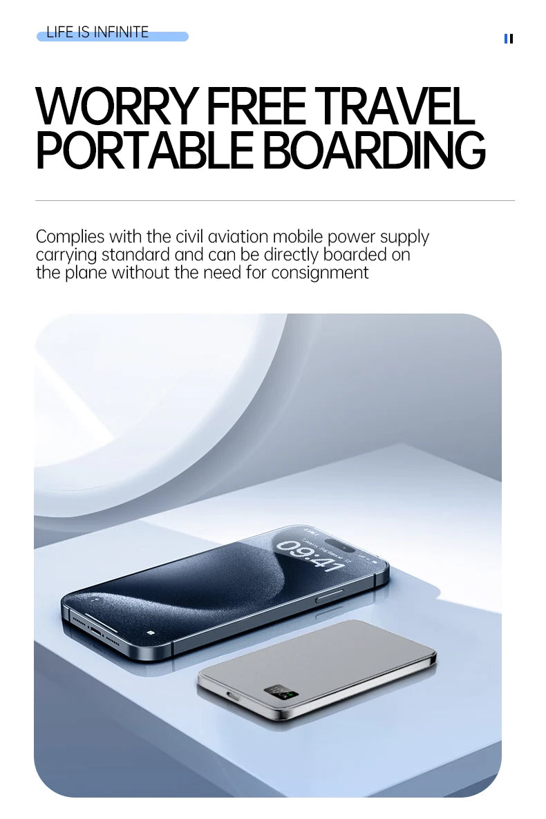 Power Bank Ultra For MagSafe Magnetic Wireless Fast Charging Portable Battery