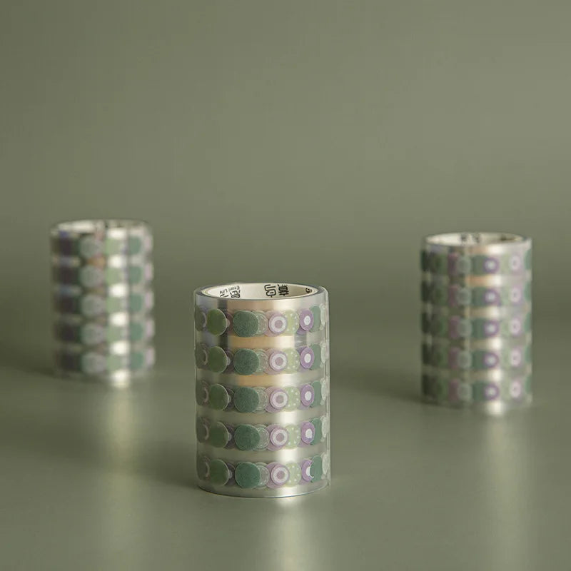 1 Roll PET Washi Tape Salt Series Student DIY Stationery Decoration Stickers