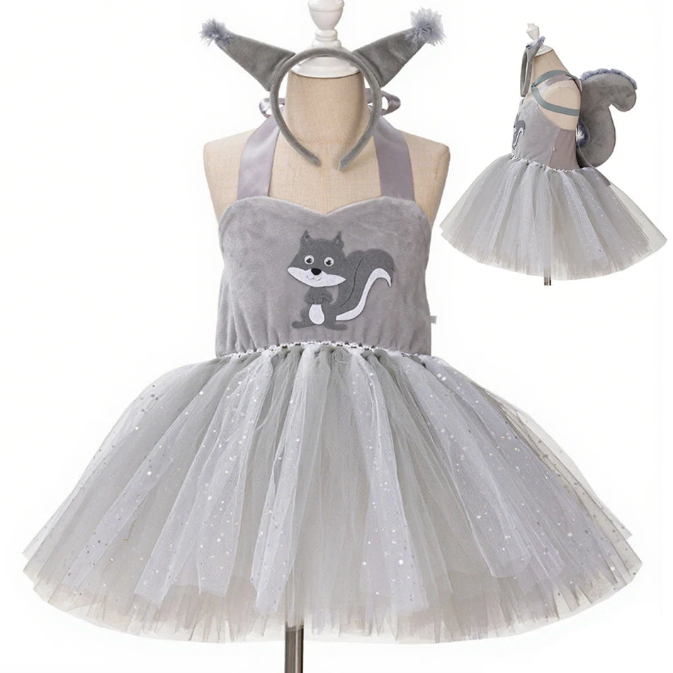 Girl Cartoon Dress Children Cosplay