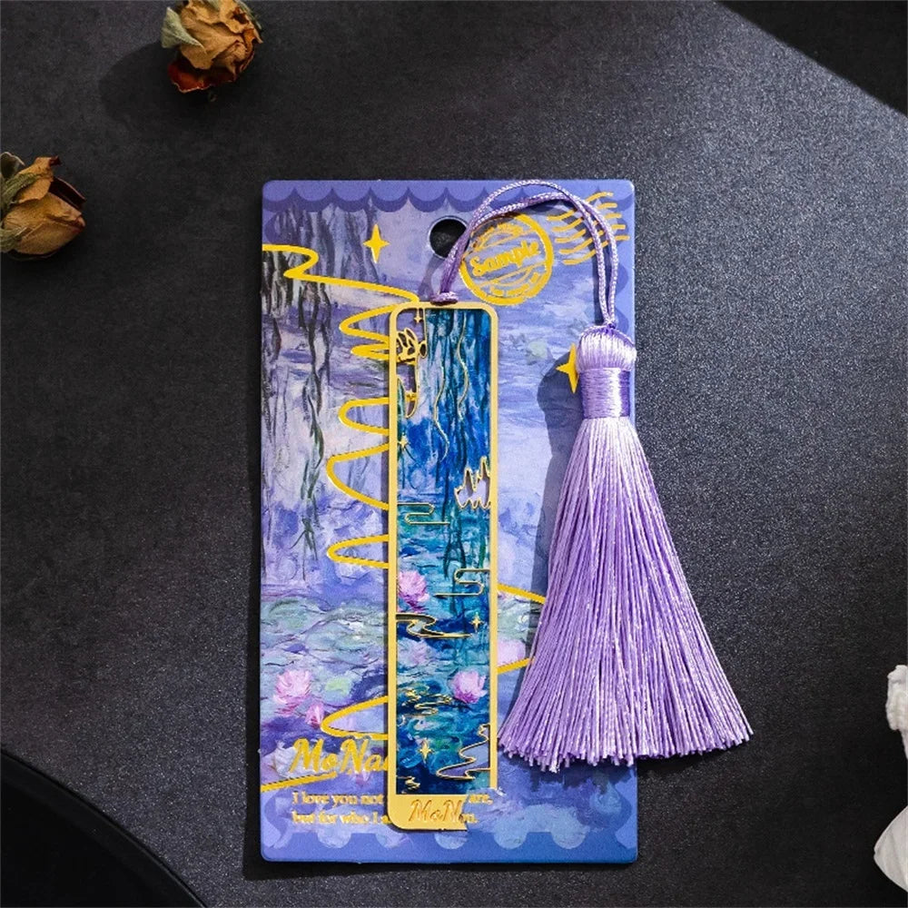 Classical Painting Bookmarks Reading Pages Book Markings Clip