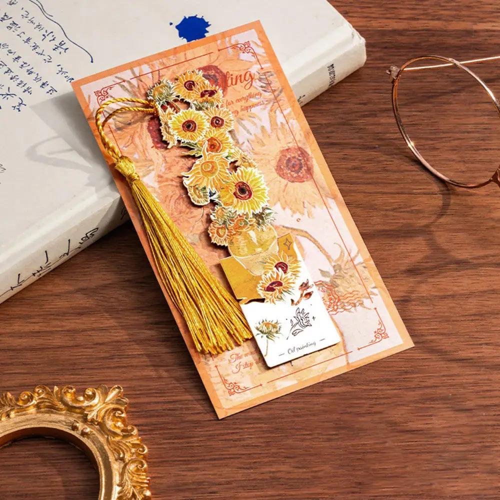 Classical Painting Bookmarks Reading Pages Book Markings Clip