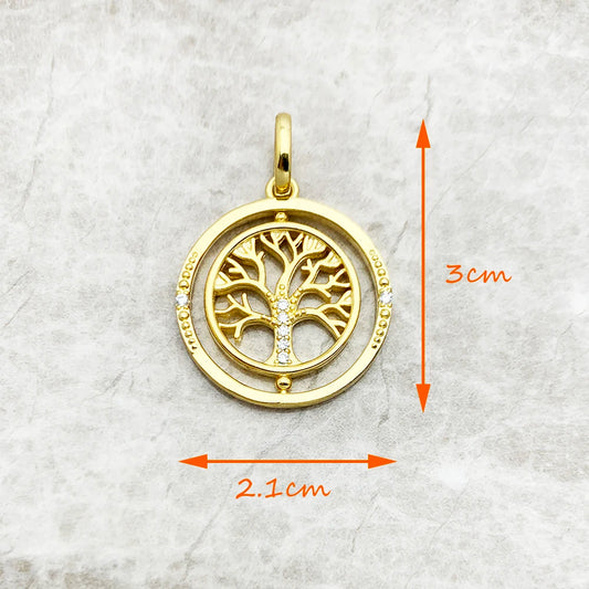 Necklace Life Tree Romantic Brand New Link Chain Fine Jewelry Europe 925 Stering Silver