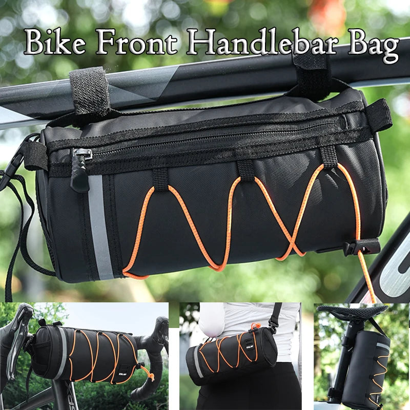 Bike Handlebar Bag Bike Front Bag Multifunction Portable Shoulder