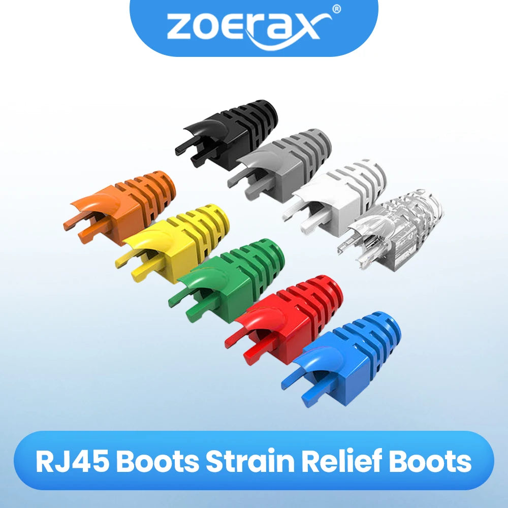 Ethernet Network Cable Strain Relief Boots Cable Connector Plug Cover