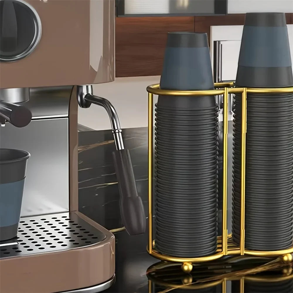 Metal Disposable Cup Storage Holder