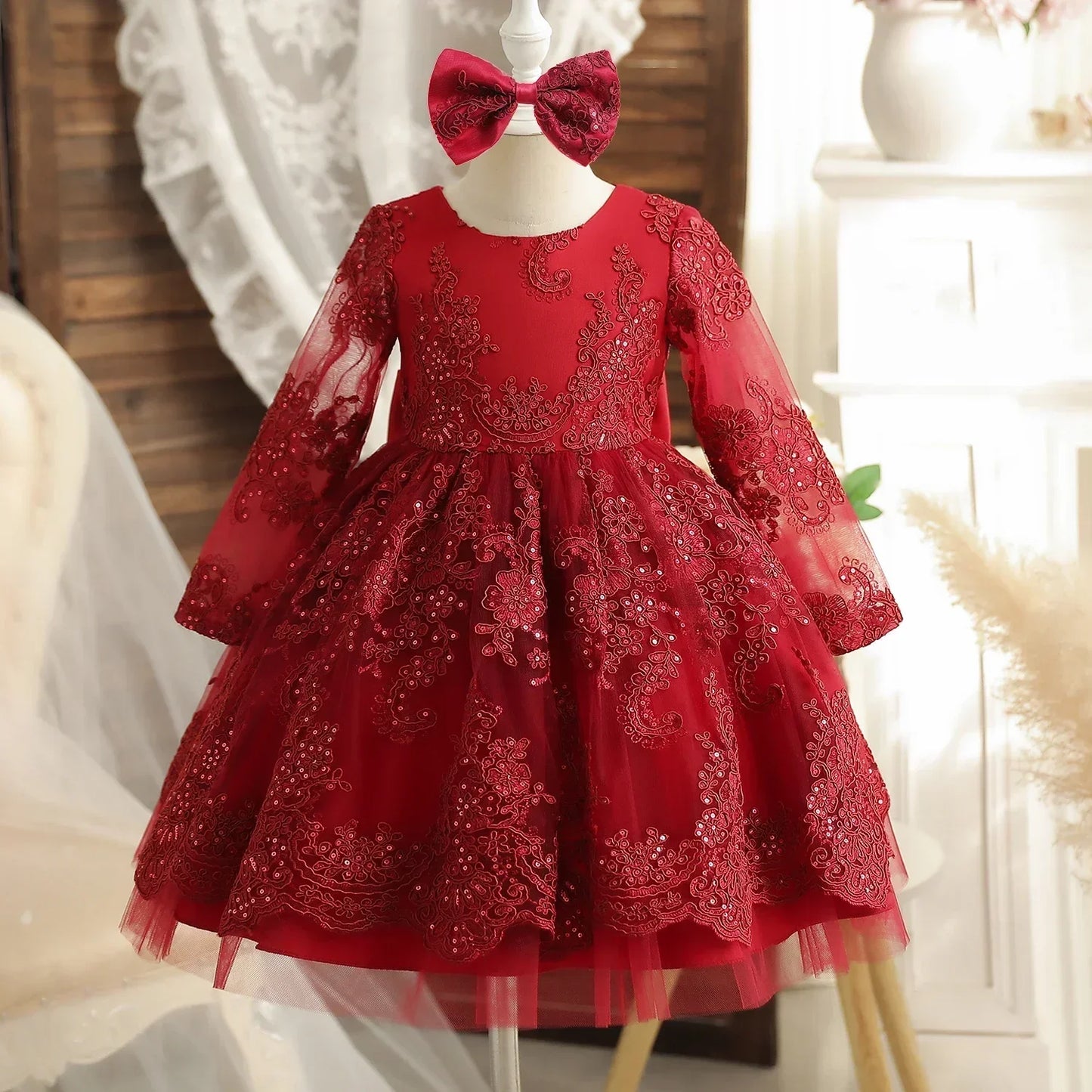 Baby Girl 1st Birthday Dress