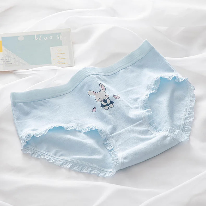 Cute Rabbit Pattern Panties Girls
