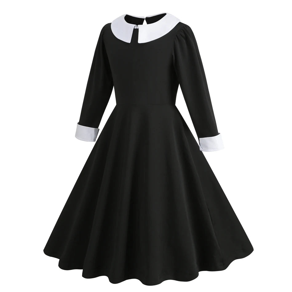 Gothic Black Dress Halloween Costume