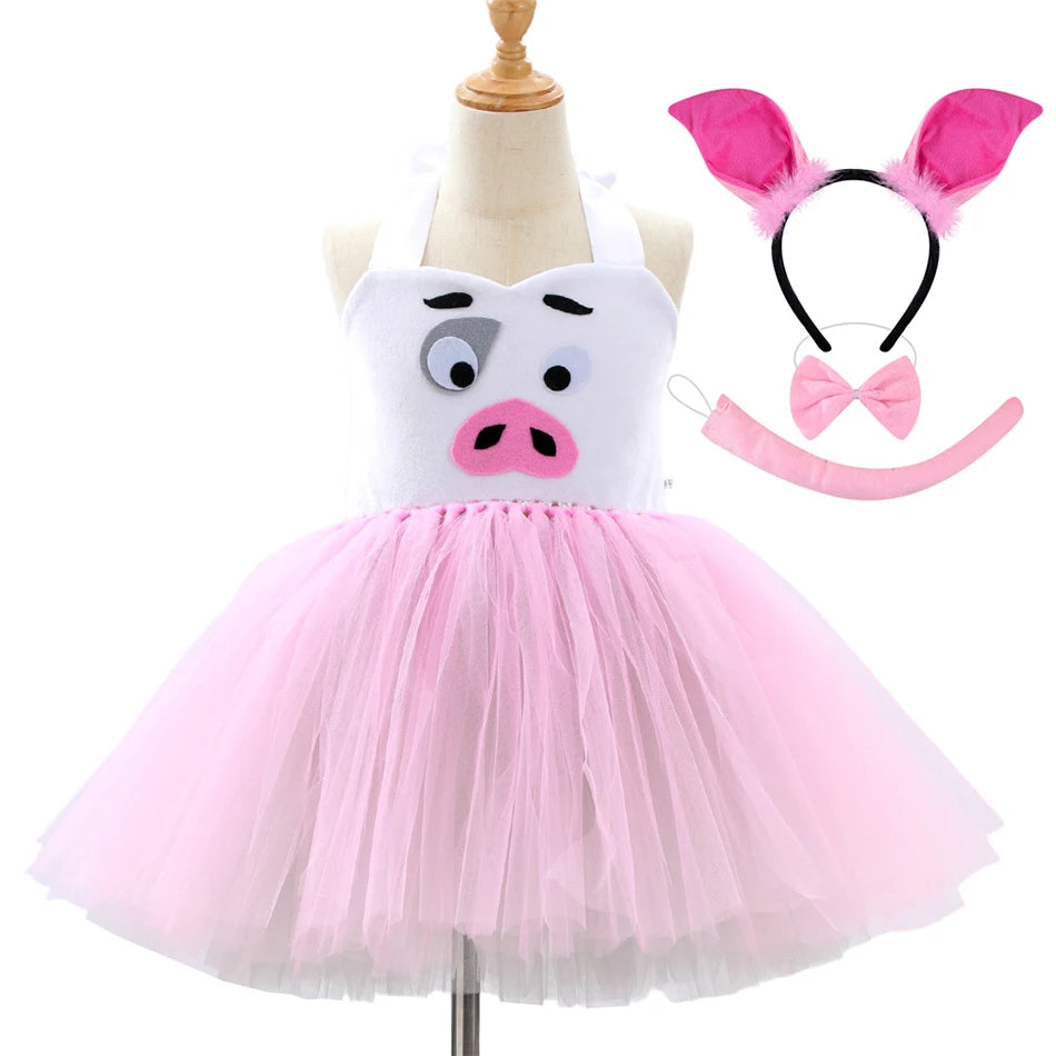 Girl Cartoon Dress Children Cosplay