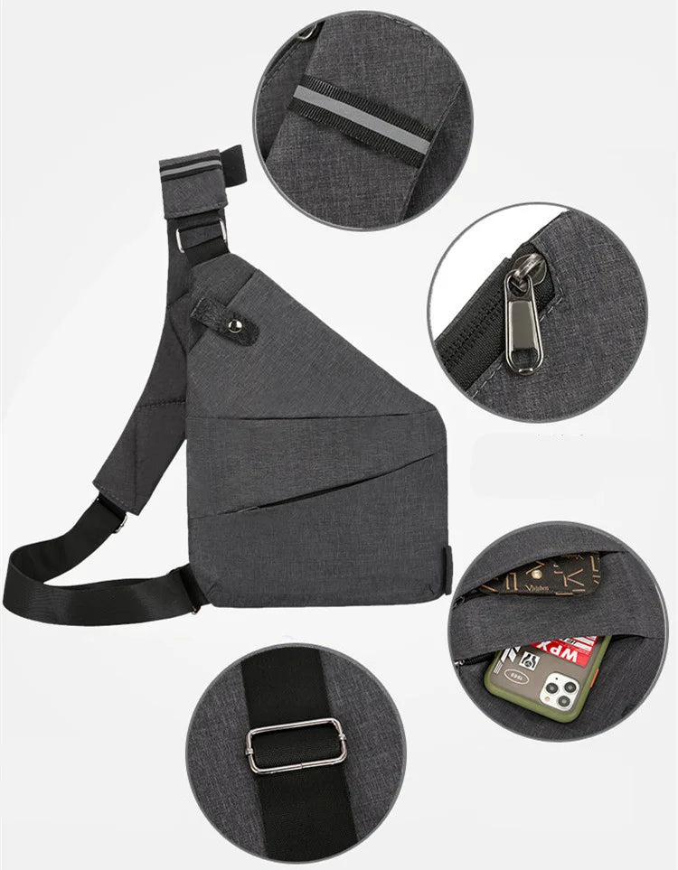 Brand Men Travel Business Fino Bag Burglarproof Shoulder Bag