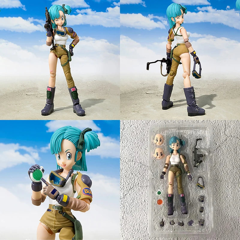 13.5cm Anime Dragon Ball Figures Bulma Goku Action Figure