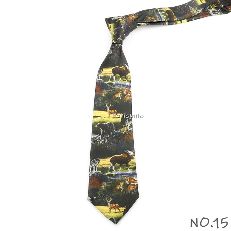 Men's Vintage Imitation Silk Ties 8cm