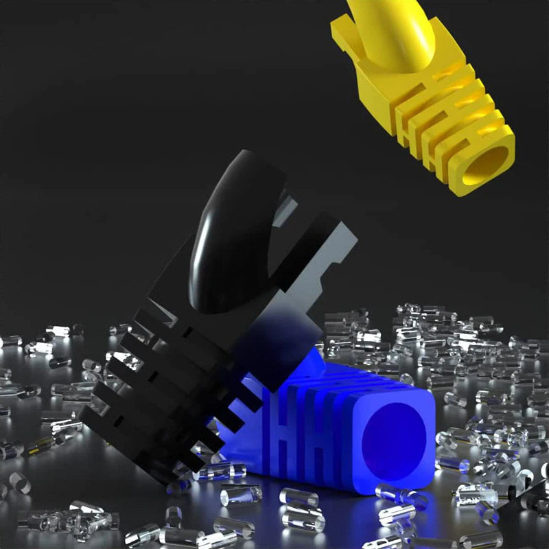 Ethernet Network Cable Strain Relief Boots Cable Connector Plug Cover