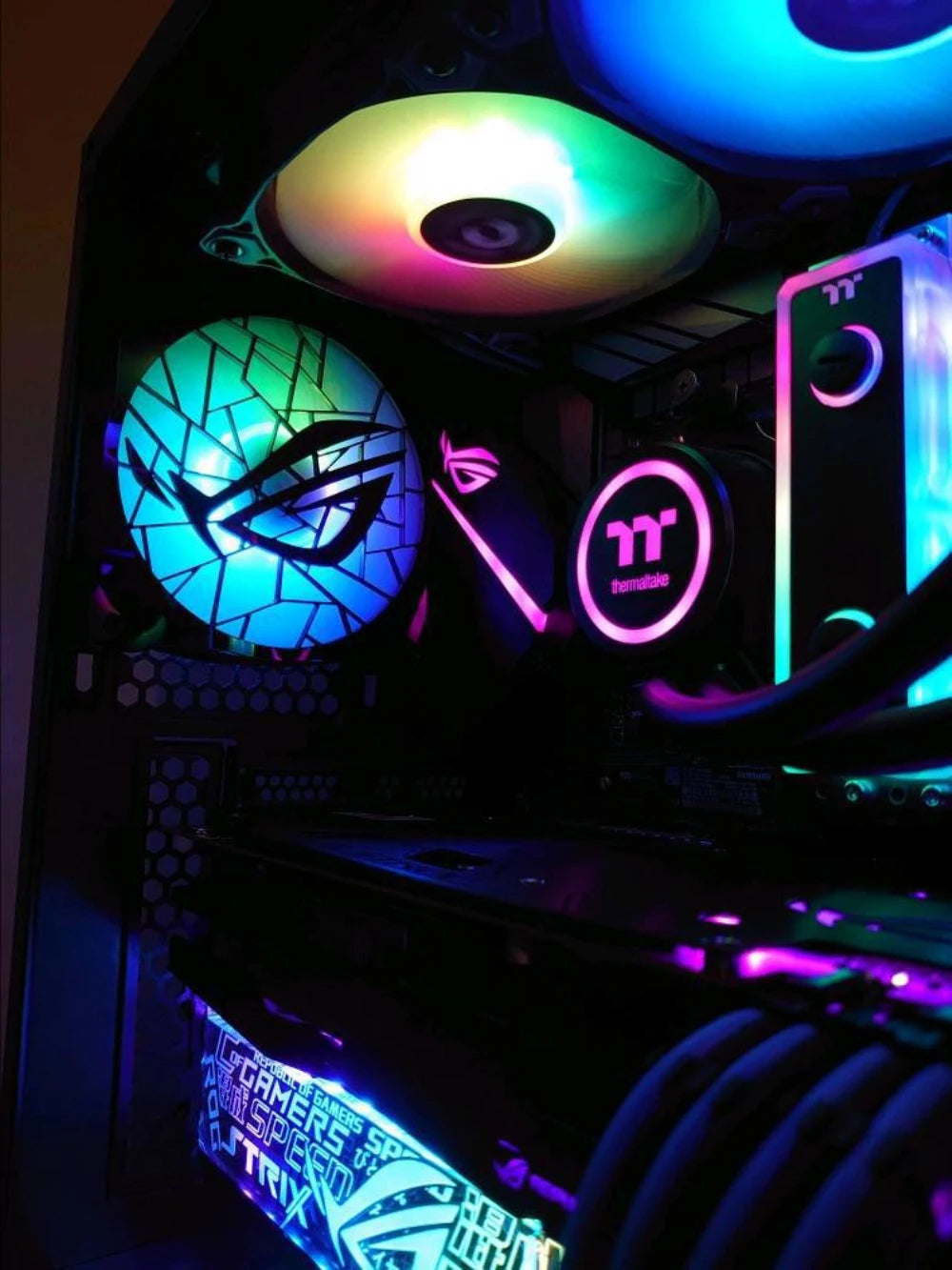 AORU MSI ROG 12cm Acrylic Fan Cover PC Computer Chassis 120mm Fan Cover