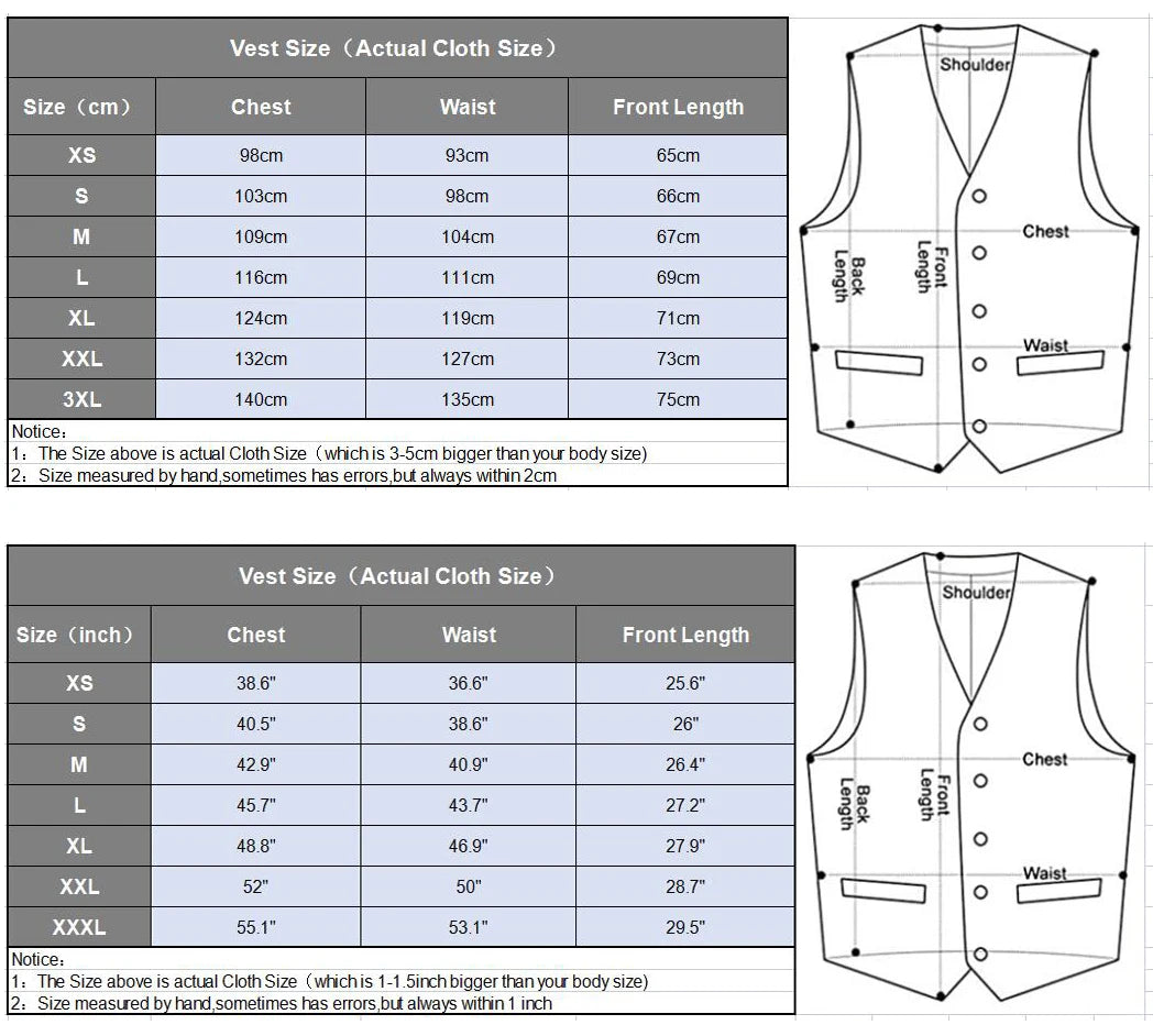 Sleeveless Men Vest Retro Waistcoat Men's Coats Man Coat Male