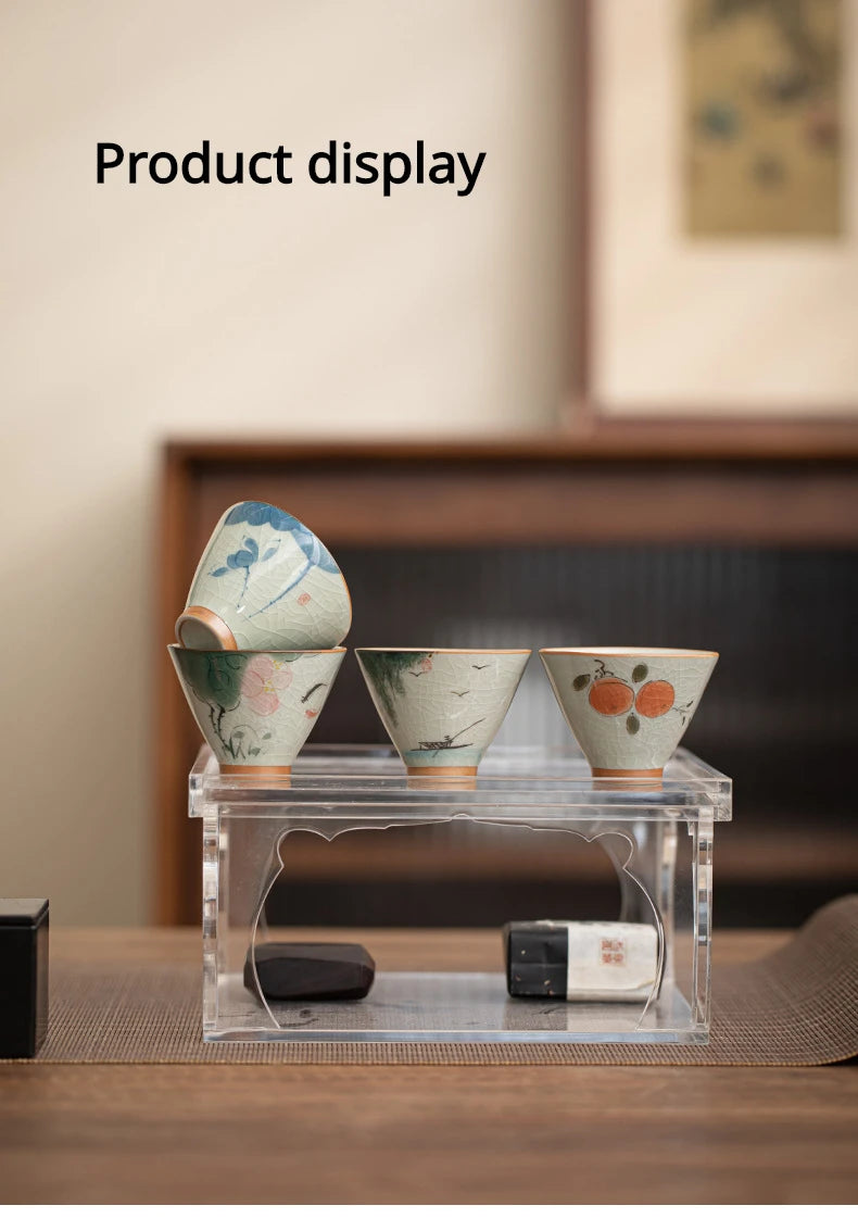 Durable Hand-painted Ceramic Hat And Cup