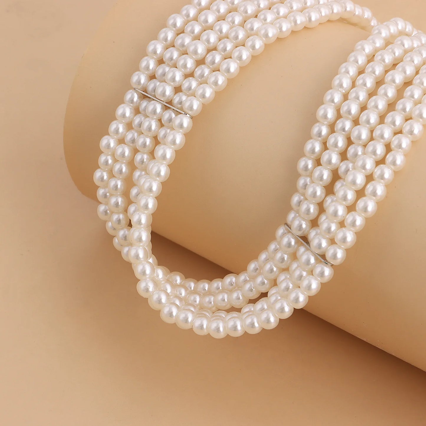 Fashion Accessories Niche Luxury Style White Pearl Necklace Ins Style