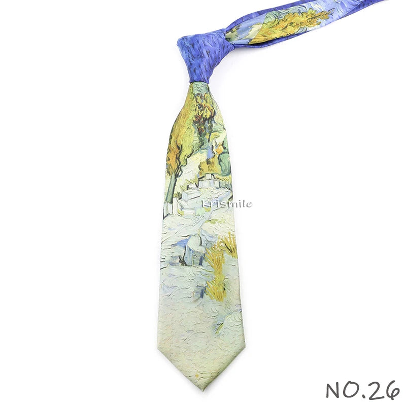 Men's Vintage Imitation Silk Ties 8cm