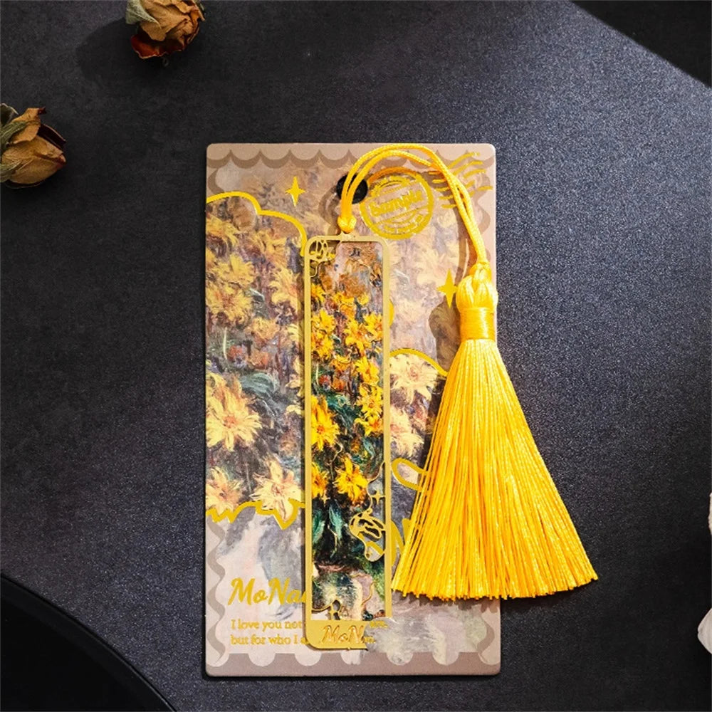 Classical Painting Bookmarks Reading Pages Book Markings Clip