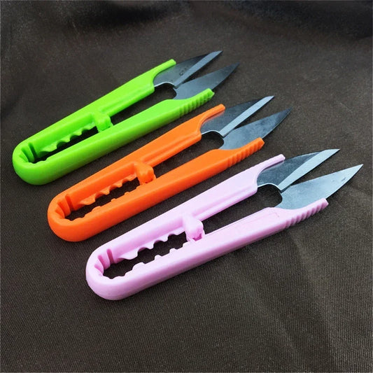 U-Shape Sewing Scissors Stainless Steel Clippers for Yarn Embroidery Tailoring