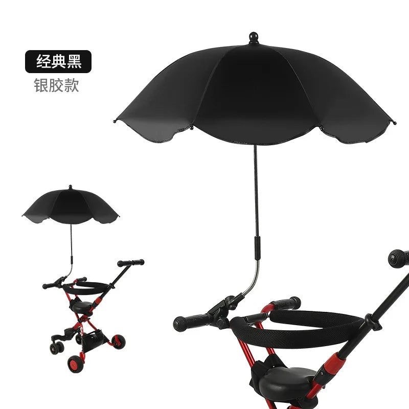 Adjustable Shade Umbrella Uv Sunshade For Stroller Accessories