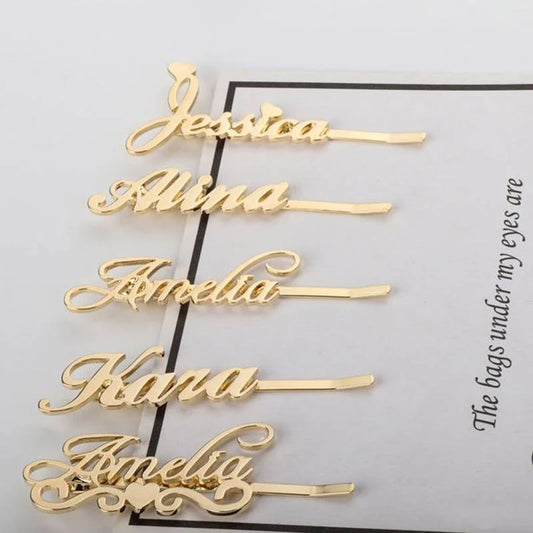 Tie Clips Custom Name Stainless Steel Tie Pins